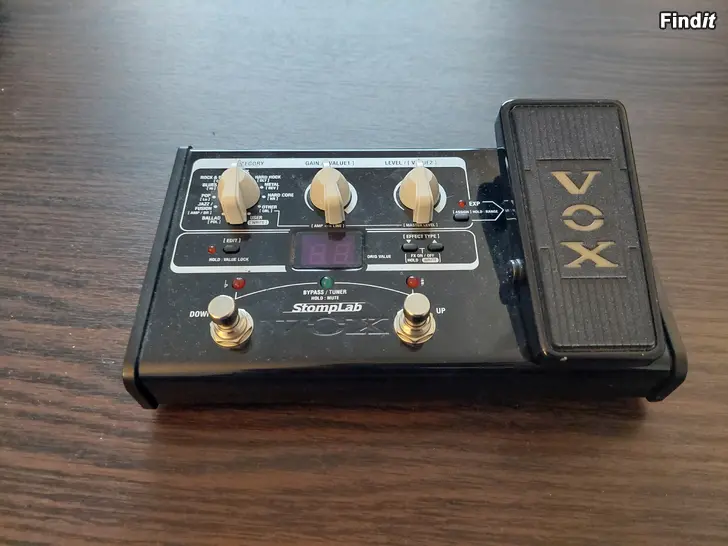 Säljes VOX Stomplab 2G gitarr multieffekt