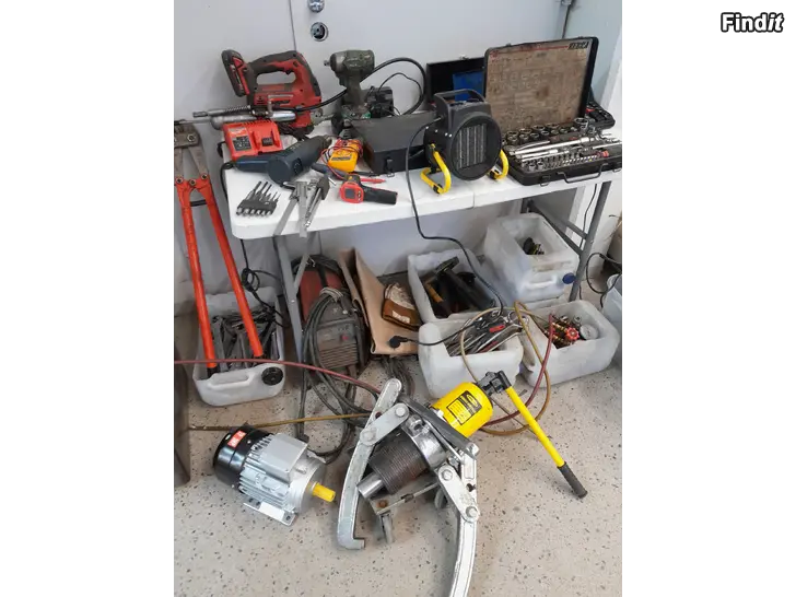 Säljes Verktyg och mera Verktyg Konkursbo säljer