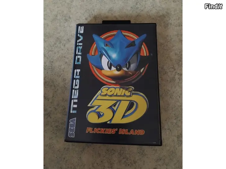Myydään Sega mega drive peli Sonic 3D Flickies Island