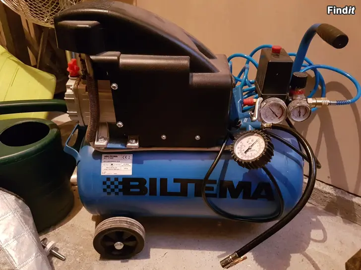 Säljes Biltema Kompressor 1,5hp