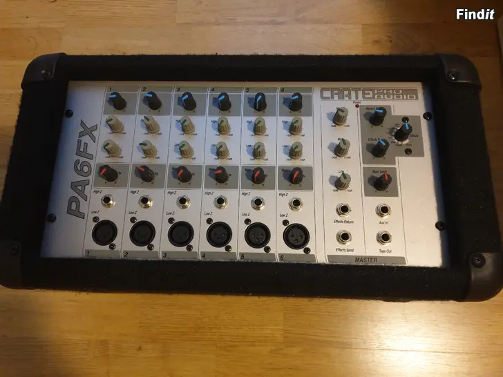 Säljes Högtalare och mixer