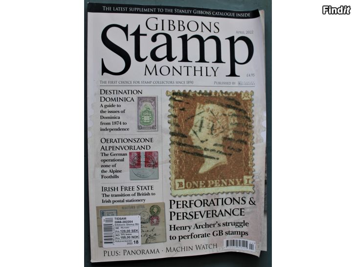 Säljes Gibbons Stamp Monthly April 2022