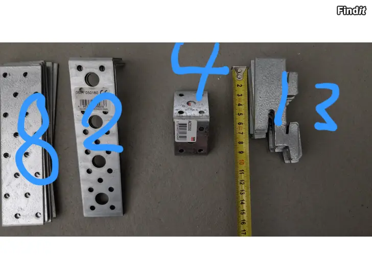 Myydään Erilaisia metallikiinnikkeitä. TARJOA