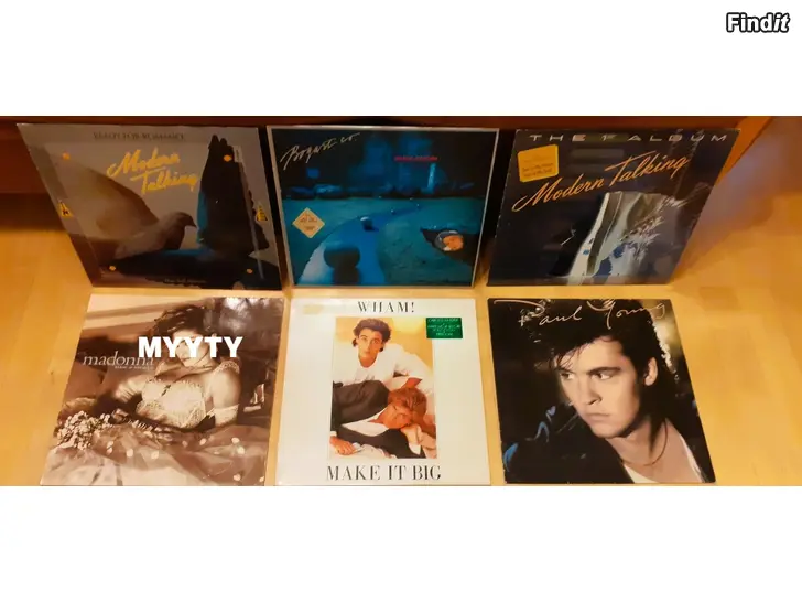 Myydään LP-levyjä kasa osa 3/4