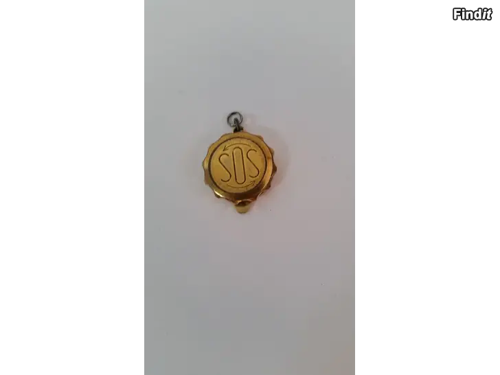 Myydään SOS kaulakoru metalliseosta -5e