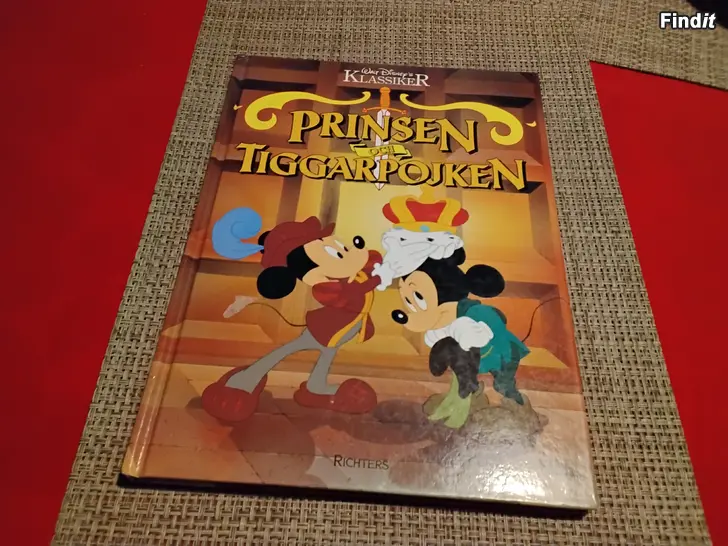 Säljes Prinsen och Tiggarpojken Walt Disney