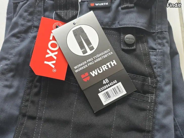 Säljes Nya WÜRTH arbetskläder