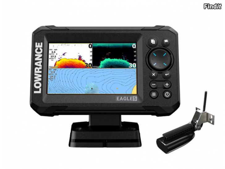Myydään Karttaplotteri/Kaikuluotain Lowrance EAGLE 5, SplitShot HD anturilla FANTOY