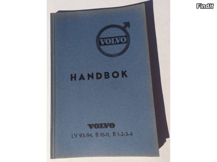 Säljes Volvo handbok för lastvagns- och busschassier år 1936