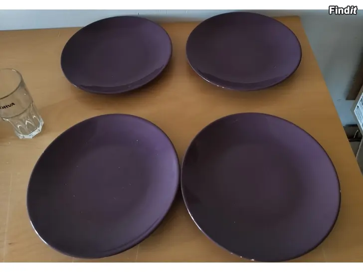 Myydään Lautaset matceramira violetti