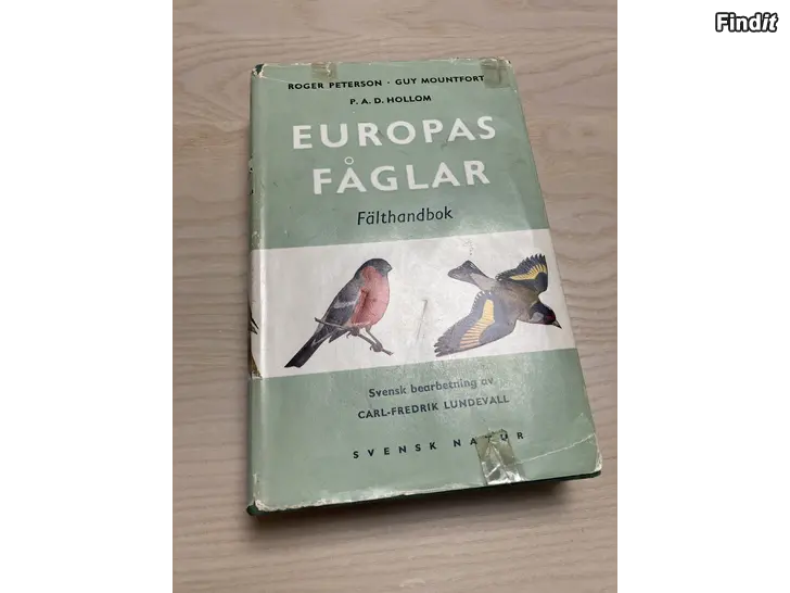 Säljes Boken Europas fåglar - Fälthandbok
