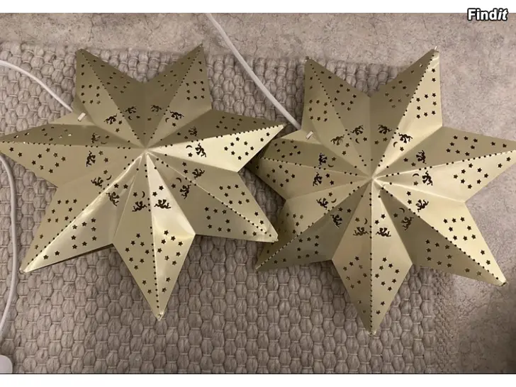 Säljes Airam julstjärnor 2 st