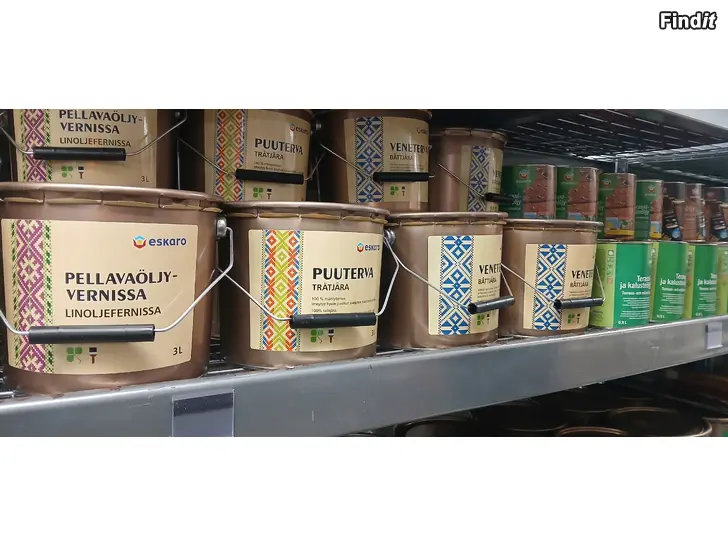 Säljes Terva,veneterva,tervaöljy,puuöljy,vernissa,tärpätti Savenmaalta