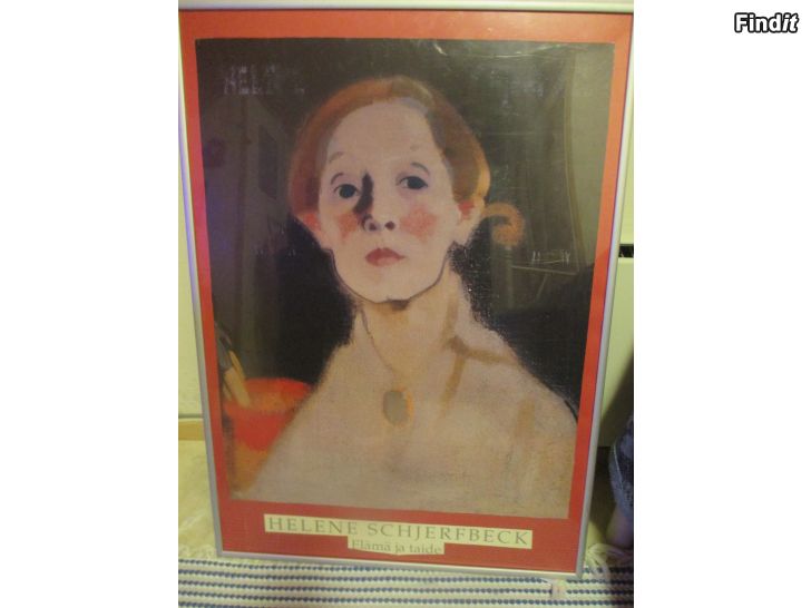 Myydään HELENE SCHJERBECK, omakuva 1915, iso painokuva