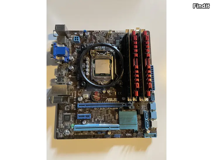 Säljes Moderkort, processor, ram och kylare