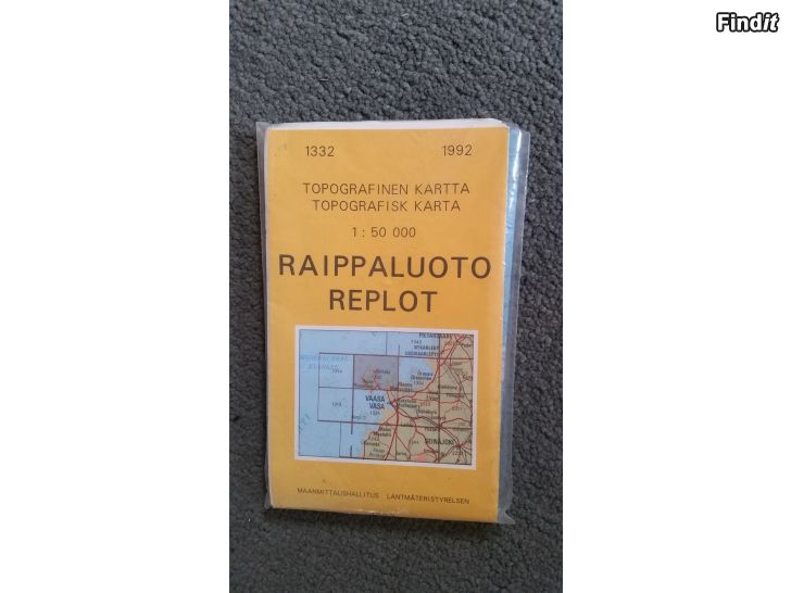 Säljes Raippaluoto 1992 kartta -5e