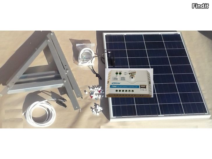 Säljes Solelsystem 55W LED till strandbastu eller liten villa