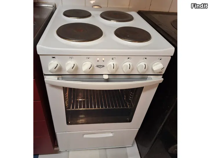 Myydään UPO liesi+uuni varmalla mekaanisella turvakytkimellä