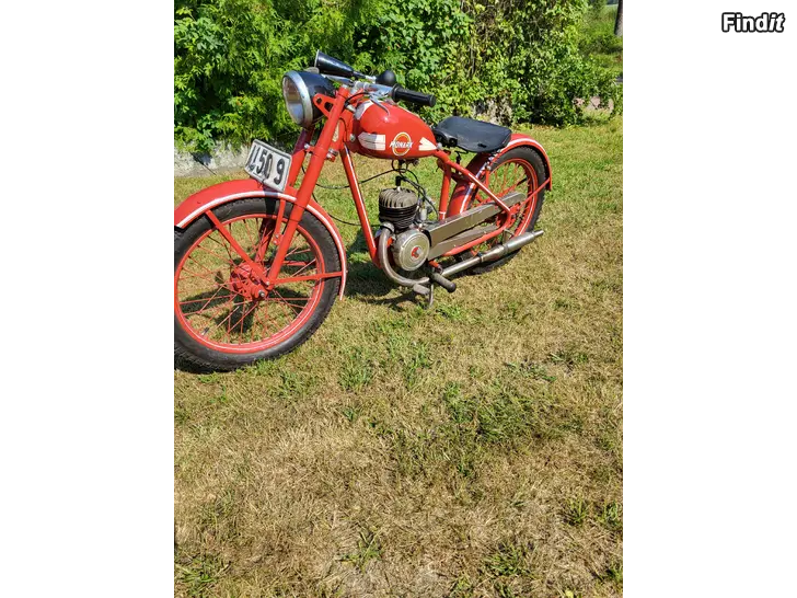 Säljes Monark M 80 Veteranmotorcykel årsmod ca 1950