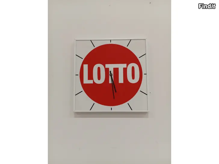 Myydään Lotto seinäkello