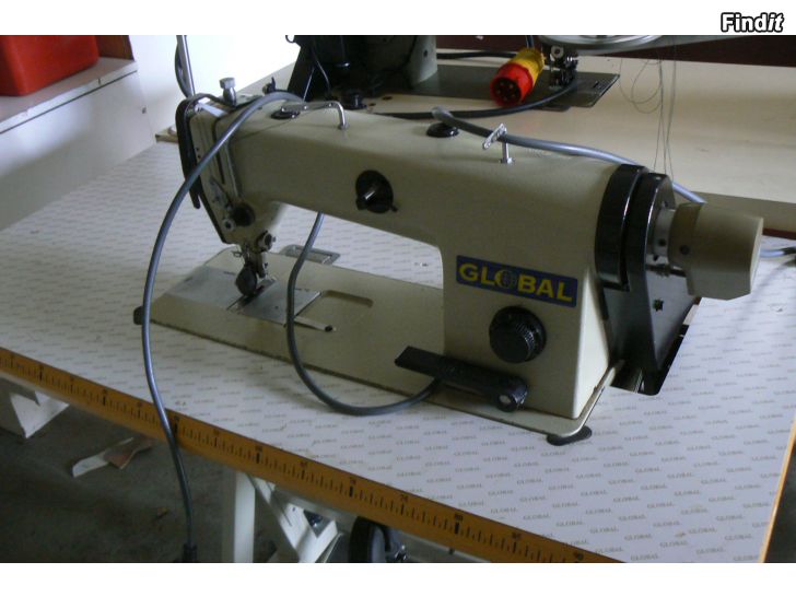 Säljes Industriell symaskin GLOBAL LF 141 med rullpressarfot