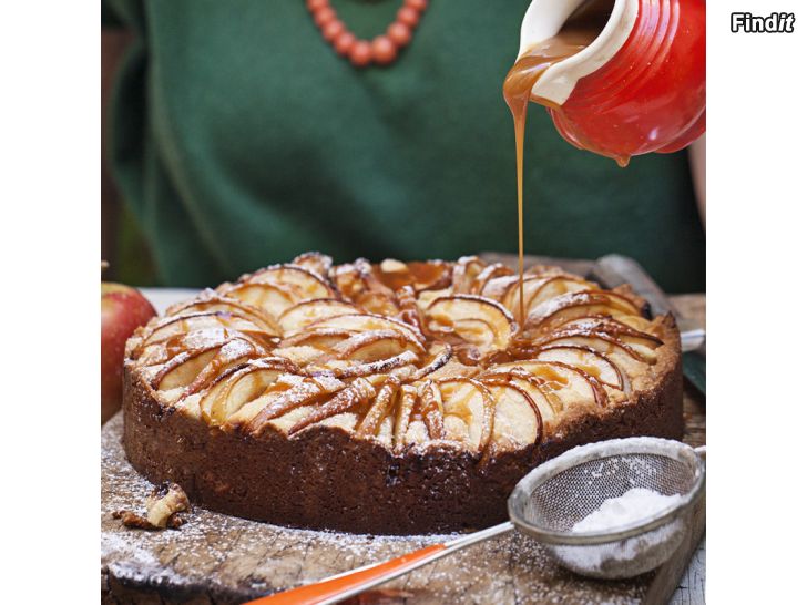 Säljes Äppel kaka med kanel, Äppelsockerkaka