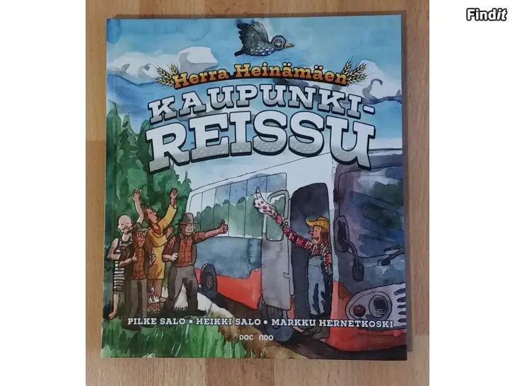 Myydään Herra Heinämäen kaupunkireissu kirja 4e