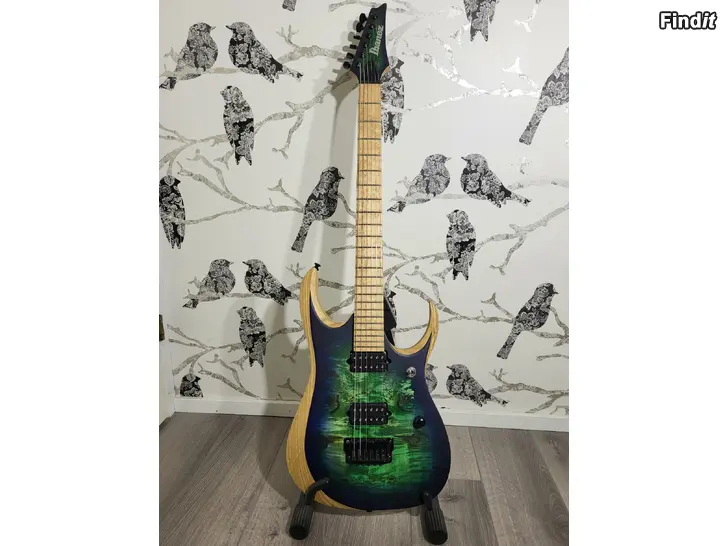 Säljes Ibanez RGD Iron label Surreal Blue Burst