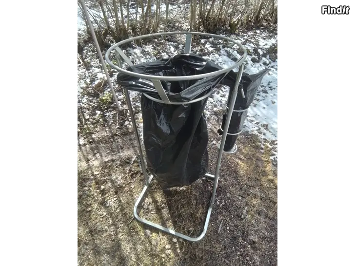 Myydään 200L roskapussi teline