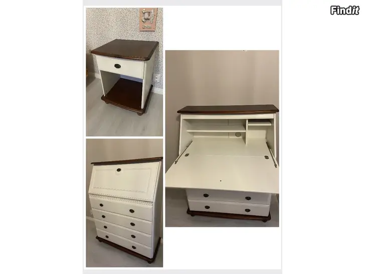 Säljes Byrå / skrivbord  nattduksbord