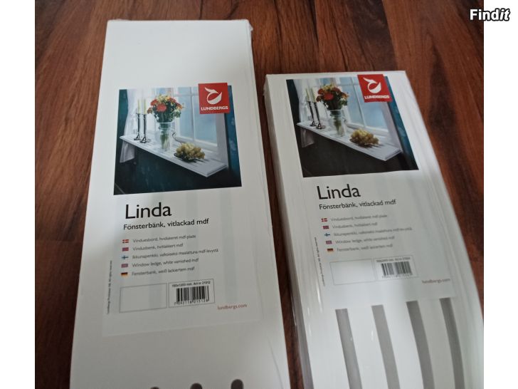 Säljes Linda fönster bräda