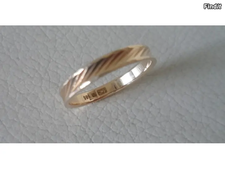 Säljes Schalins Kultasormus 14K Ruotsi