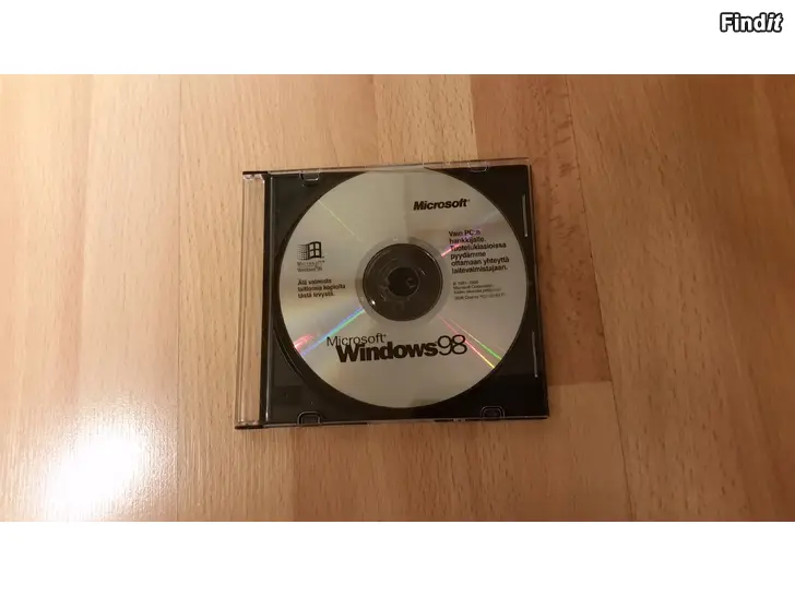 Säljes Microsoft Windows98 asennus CD 18e