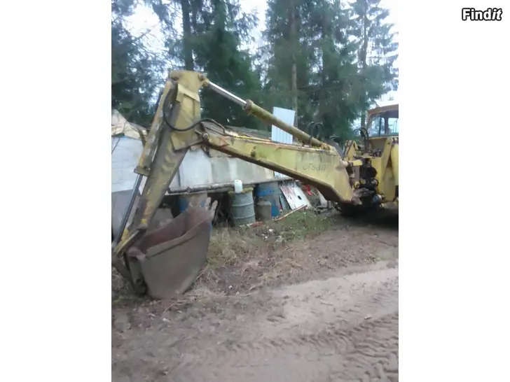 Myydään Traktor grvare  Volvo/ Vammaskersantti. Traktori kaivuri Volvo/ Vammaskersantti