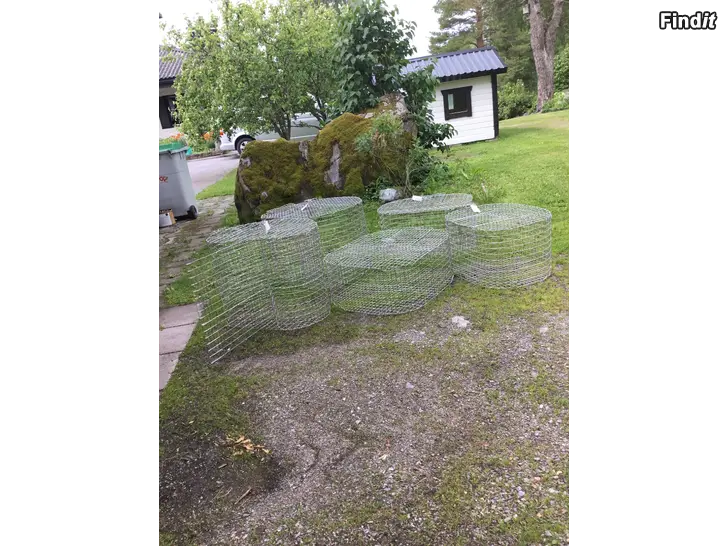 Säljes Rostfria abborrkassar o sumpar