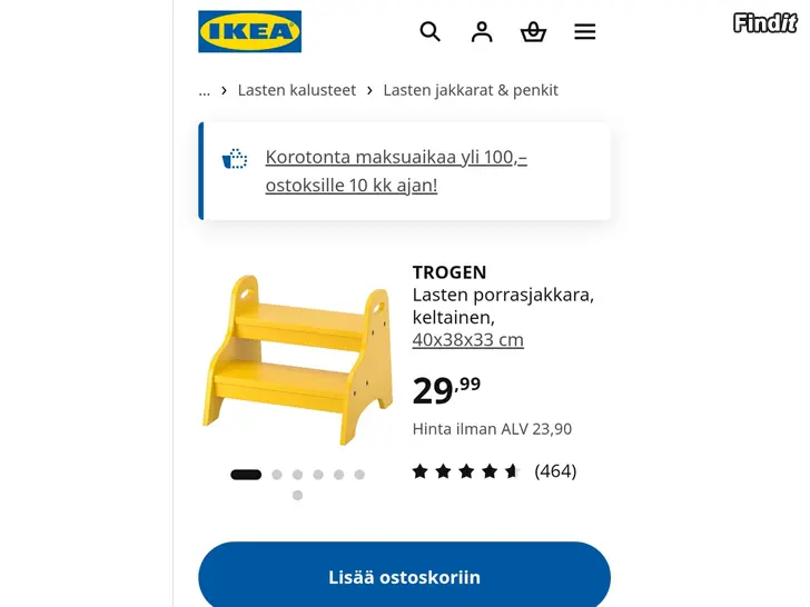 Säljes Barn pall
