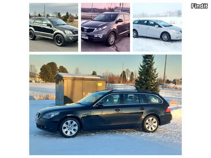 Säljes AUTOJA YLI 45 KPL EI KÄSIRAHAA EI KASKOA