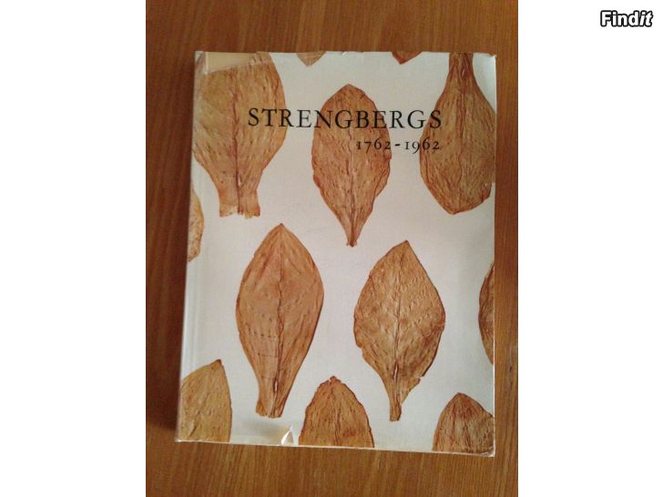 Säljes Boken Strengbergs 1762 - 1962
