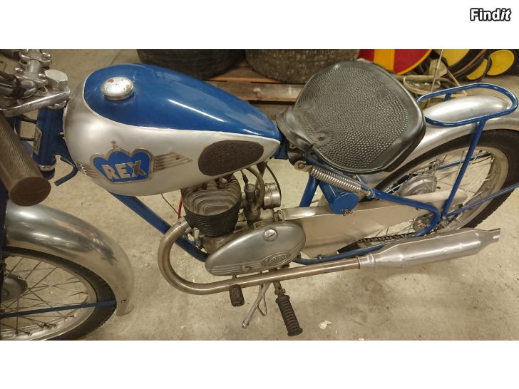 Myydään Antik Rex motorcykel  - 50 talets