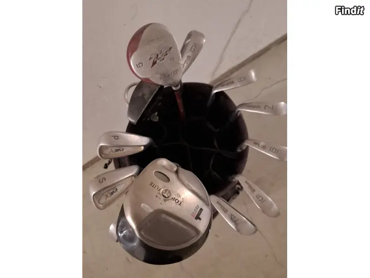Säljes Golfbag med 12 klubbor