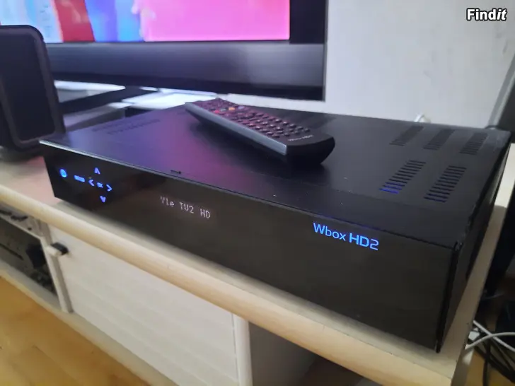 Myydään Wbox HD2 tallentava HD digiboksi DVB-T2, DVB-C HD