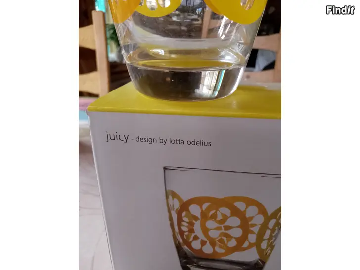Säljes Juice glas   saga form