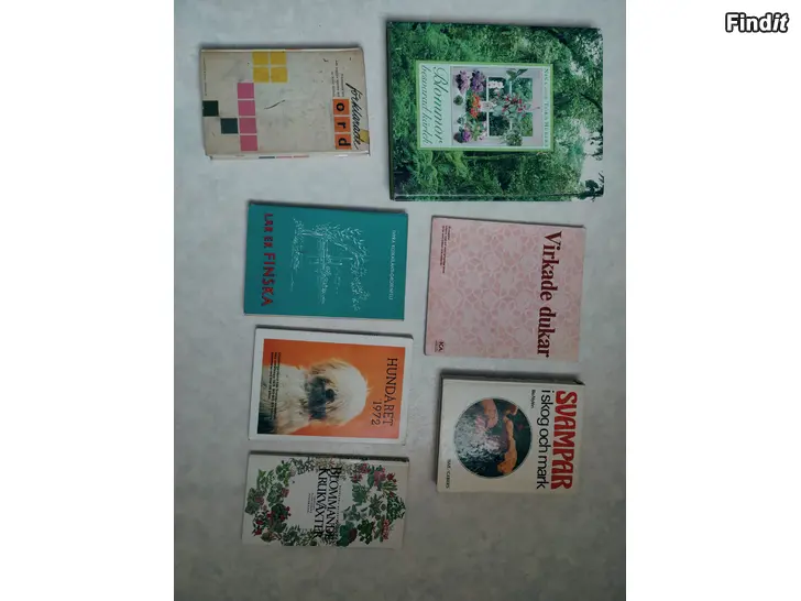 Myydään Böcker gamla