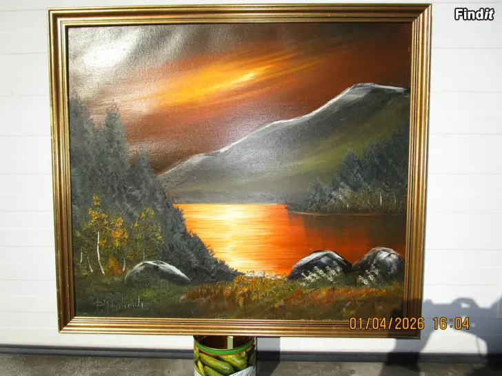 Myydään Öljyvärimaalaus 87x77cm