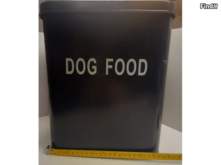 Säljes Dog food burk
