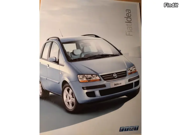 Myydään Fiat Idea myyntiesite