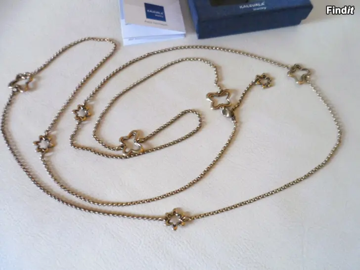 Myydään Kalevala Ilona kaulakoru 140 cm pronssi kuin uusi