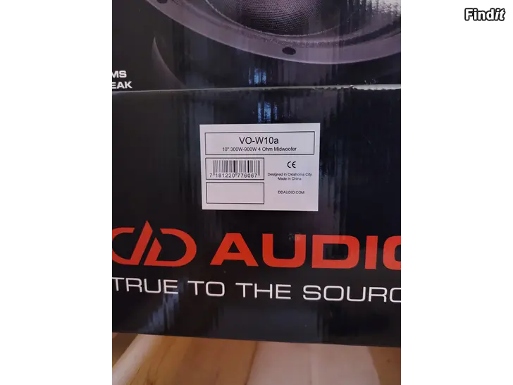 Säljes Dd audio Vo-w10a