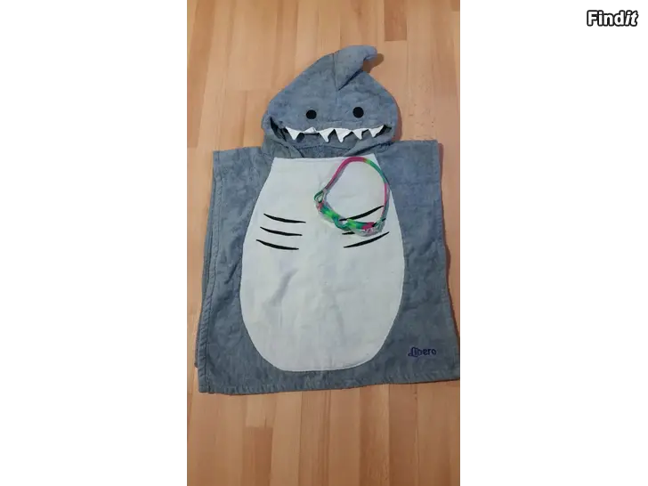 Myydään Frotee kylpyviitta ja lasten Aquarapid uimalasit 5e