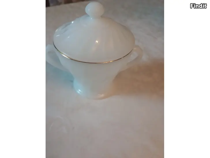 Säljes Vintage Sockerskål Anchor Hocking